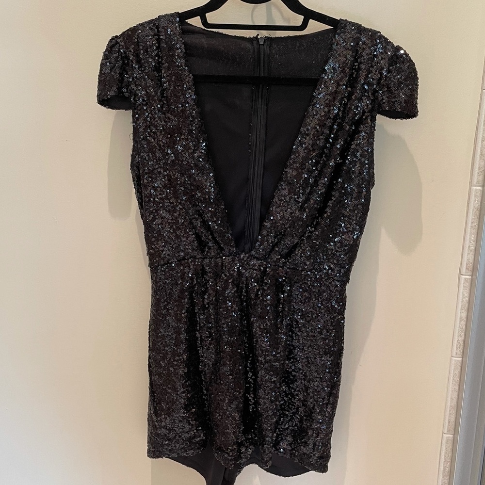 Tobi Sequin Romper Size M